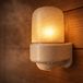 OEM Sauna-wandlamp, porselein, E27, IP54, glazen kap, 1 stuk