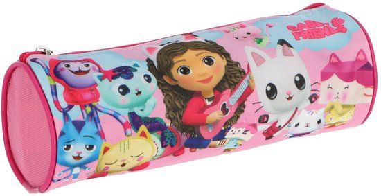 Gabby's Poppenhuis Gabby's Dollhouse Etui - Pennenetui voor Kind - Roze - Stof