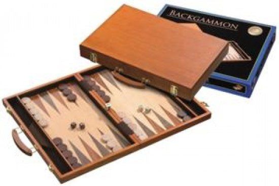 Philos Backgammon Koffer Ithaka - Hout - Unisex - Vanaf 4 Jaar