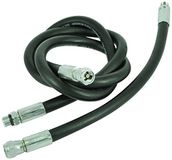 Best Divers Garde standaard/rubber, manometer 120 cm, 7/16 f, zwart
