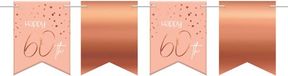 Bunting Folat Vlaggenlijn Elegant Lush Blush 60 Jaar - 6 meter