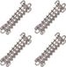 Sans marque Ressort de tension pour voile d'ombrage - Boucle à ressort - Ressorts de traction métalliques pour bâches et tentes - Accessoires de fixation pour auvent de camping - 4 pièces