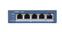 Hikvision DS-3E0505P-E Unmanaged Gigabit Ethernet PoE+ Network Switch Bleu