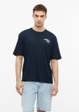 s.Oliver T-shirt bleu marine coton M
