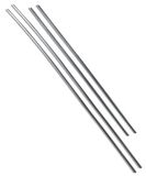 Bottari 15506 deurbescherming voor autodeuren, 2 stuks, elk 87 cm en 67 cm, chroom, universeel, 4 stuks