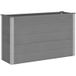 Maison Exclusive - Jardinière surélevée en bois composite, 150 x 50 x 91 cm, couleur gris