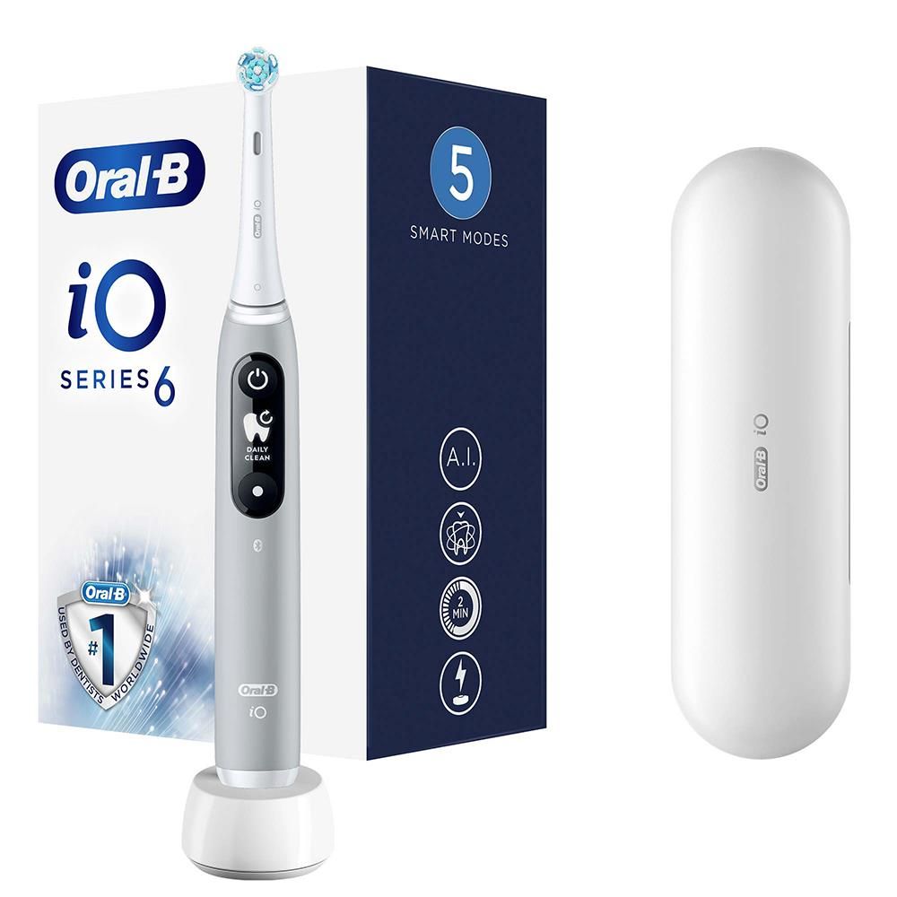 Oral-B iO Series 6 - Elektrische tandenborstel - Grijs