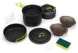 Omgoods - Set de 10 pièces de cuisine de camping avec casseroles et bouilloire pour l'extérieur