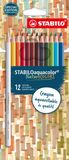 STABILO Oaquacolor NatureColors Aquarelpotlood Meerkleurig 12 stuk(s)