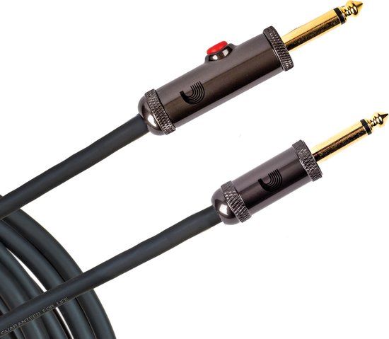 D'Addario AGL-10 Custom Series Instrument Cable 3m - Black