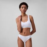 Calvin Klein Underwear Dames Slips Gestreept Katoen Modal Elastaan Brede Tailleband Regular Fit Naadloos XL