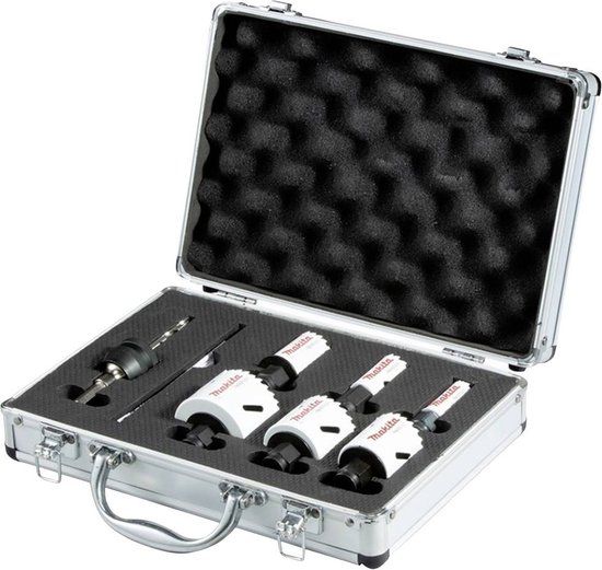 Makita E-12310 Gatenzaagset - 8-delig - Metaal - 16/20/25/32/40/51 mm