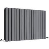 Hudson Reed Radiateur Design Horizontal Anthracite Delta 63.5cm X 119cm X 3cm 1624 Watts