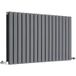 Hudson Reed Radiateur Design Horizontal Anthracite Delta 63.5cm X 119cm X 3cm 1624 Watts