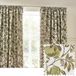 Wylder Tropics Granaatappel Bloemen Jacquard Potlood Plooi Gordijnen