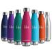 Waterfles, 750 ml, geïsoleerde waterfles, BPA-vrij, lekvrij, roestvrijstalen drinkfles voor kinderen, volwassenen, camping, sportschool, school, reizen, outdoor-activiteiten