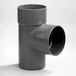 Dyka Stroom T-stuk 2x lijmmof 1x spie 90° PVC keurmerk BRL52100 125mm