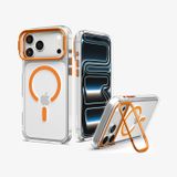 Spigen Ultra Hybrid Optik S MagFit Case voor Apple iPhone 18 Pro / 17 Pro - Transparant Oranje