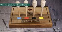 Braam Blunt Arrow Doktor 3/8 Inch - Essenhout Dop - 8720053671942