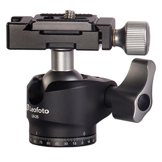 Leofoto Ballhead LH-25 + Quick Release Plate PU-25