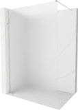 Mexen Kioto-X Paroi de douche Walk-in 50 x 200 cm, 10 mm, nickel brossé