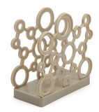 Giostyle, Servethouder vormen van recyclebaar kunststof, taupe, gemaakt in Italië, lengte 16 cm, T.U
