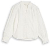 Tom Tailor - Blouse ample avec broderie - Taille 36 - Blanc