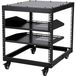 StarTech Open serverrek - 10U IT-rek - Instelbare diepte 58,4–101,6 cm - Vrijstaand en wandmontabel - Vergrendelbare wielen - Inclusief 1U legplank - Draagvermogen 227 kg