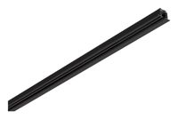 SLV S-TRACK Bevestigingsrail Zwart Aluminium 1000 mm