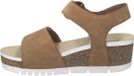 Josef Seibel Quinn 16 Sandalen Vrouwen Nuss Leer Sleehak Klittenband/Gesp Maat 39