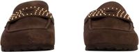 The Divine Factory Noga Gassirette leren mocassin-pantoffels met studs
