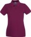 Fruit Of The Loom Vrouwen Dames-Fit Premium Poloshirt Met Korte Mouwen Bordeaux