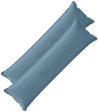 vidaXL - Kussensloop - 2 stuks - Blauw - 40 x 145 cm - Corduroy