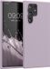 kwmobile telefoonhoesje geschikt voor Samsung Galaxy S22 Ultra - Hoesje met siliconen coating - Smartphone case in lila wolk