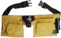 Awtools AW30600 - Ceinture à outils - Ceinture de couvreur en cuir - 11 poches - Ceinture réglable en matériau