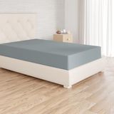 Amazon Basics Microvezel hoeslaken, spablauw, 90 x 190 x 30 cm