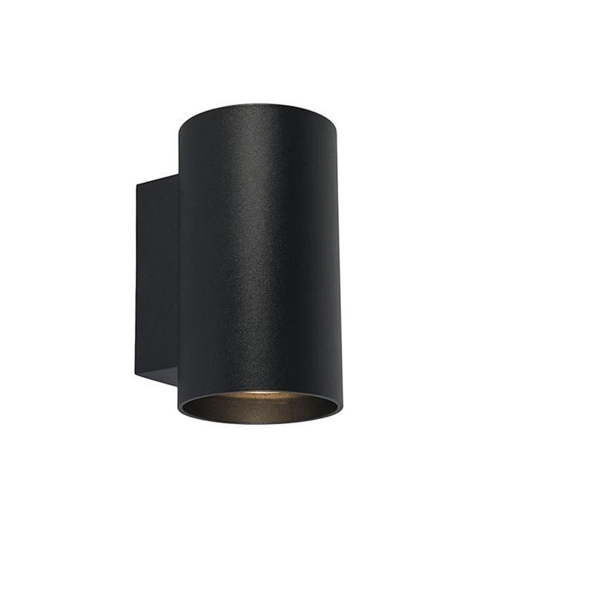 QAZQA sandy - Design Wandlamp Up Down voor binnen - 2 lichts - D 105 mm - Zwart - Woonkamer | Slaapkamer | Keuken