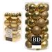 Decoris Kerstversiering Kerstballen Goud 4-6 cm (53 stuks)