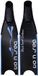 Go N Sea Black Squale Soft Freediving fins Silver EU 46-47
