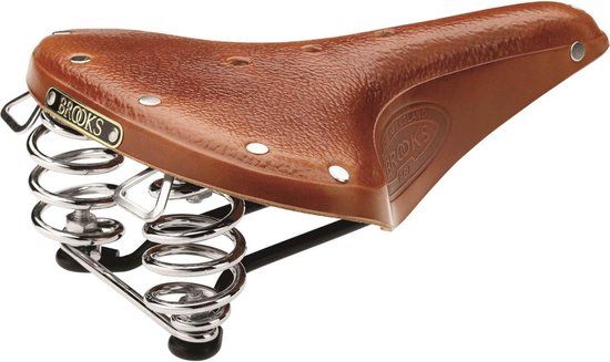 Brooks B67 Heren Zadel - Honing - Stadsfiets - Oranje