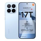 Xiaomi 17T Smartphone 12+256GB Blauw 6.59 120Hz Display | Leica 5x Telelens, 6500mAh (typ) Silicium-koolstof Batterij, 67W HyperCharge, MediaTek Dimensity 9500, 1 Jaar Extra Garantie
