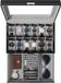 Uten Watch Box 12 Horloges, Horlogebox voor Heren, Sieradendoos voor Dames, Horlogekast met Lade, Sleutel, Kerstcadeaus, Zwart