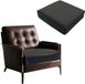Unyqoos® Coussin d'assise confortable et de soutien avec mousse à mémoire de forme en gel pour chaise ou canapé