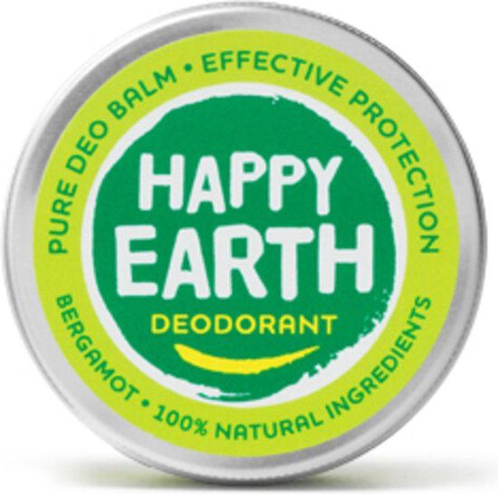 Happy Earth Deodorant Balm Bergamot - 45g - Unisex
