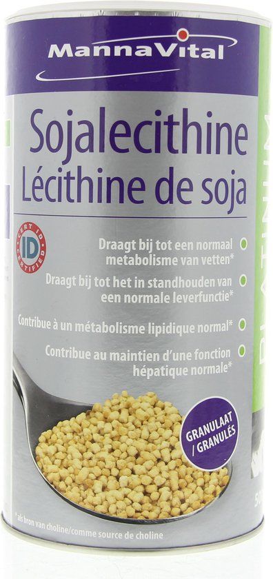 Mannavital Lecithine Soja Platinum Gran 500 Gr