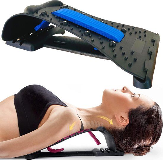 EarKings Nekstretcher Nekmassage apparaat - Backstretcher met Nekmassage - Rugstretcher