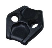 Accell Asia LEV DX-KS P3711 Zadelklemplaat, uniseks, voor volwassenen, zwart, 10 x 2 x 2 cm