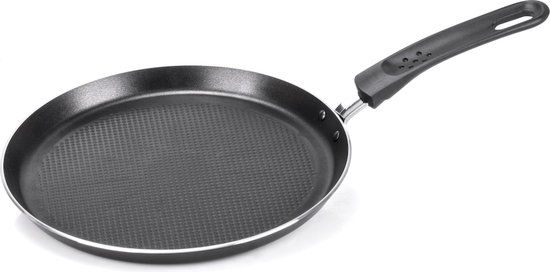 Moneta Gea Crêpe Pan Ø 25 cm - Gerecycled Aluminium - Zwart - Geschikt voor alle warmtebronnen