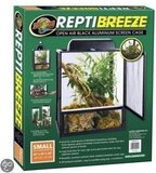 Zoo Med Reptibreeze Terrarium - 40x40x50cm - Zwart - Aluminium - S