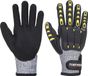 Portwest A722 - Anti Impact Snijbestendige Handschoen Grijs/zwart Medium
